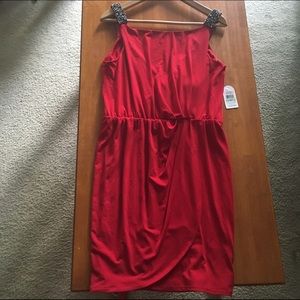 Red  jessica simpson dress