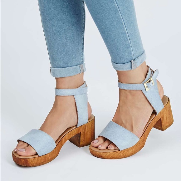 Top Shop Wooden Platform Sandal 👡👡 - Picture 3 of 3