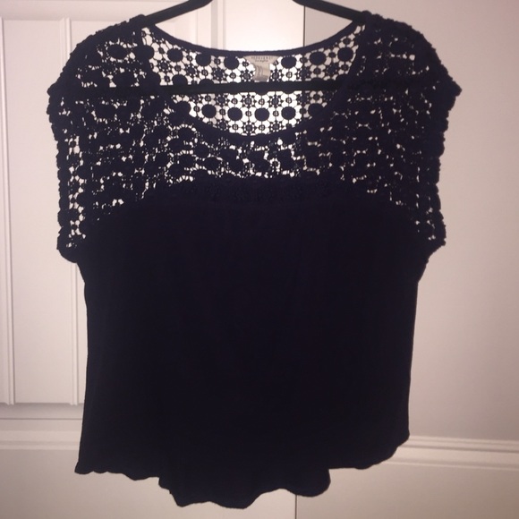 Dark blue blouse