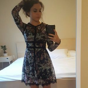 Cute Winter Dress, Velvet Details