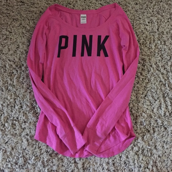 Pink long sleeve shirt