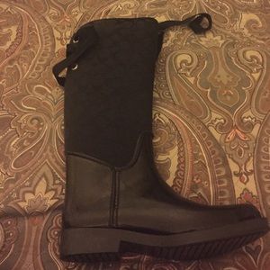 Coach rain boots