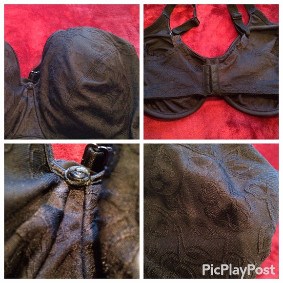 Black Full Figured Bra