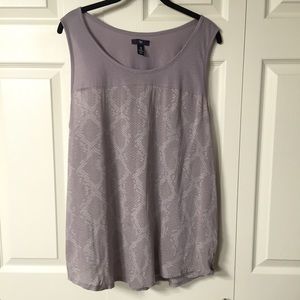 Gap snake print flowy tank