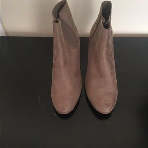 Tan ankle bootie