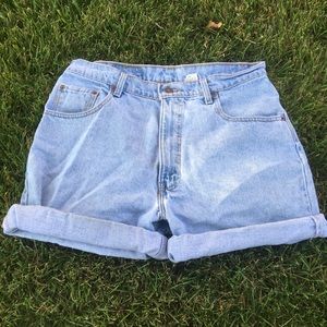 ❤️HIGH WAISTED LEVI MOM JEAN SHORTS VINTAGE 💖