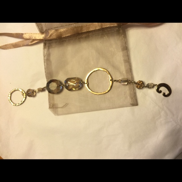 Bead Bracelet gold tone