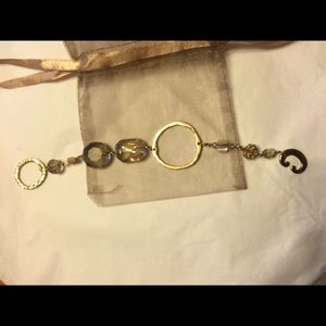 Bead Bracelet gold tone