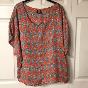 Bobeau flowy print blouse