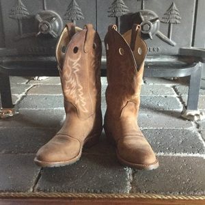 Woman's Double H Buckaroo cowboy boot