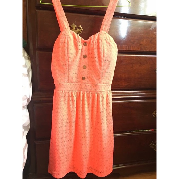 Coral dress