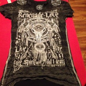 Renegade love Free spirit Affliction Tee