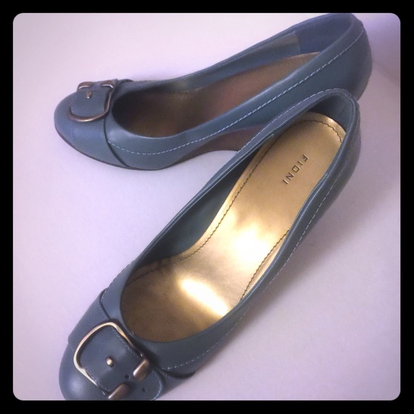 FINDI Teal Wedges