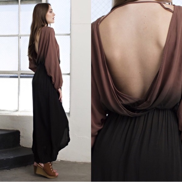 Chic Ombré High-Low Dress - Picture 3 of 3