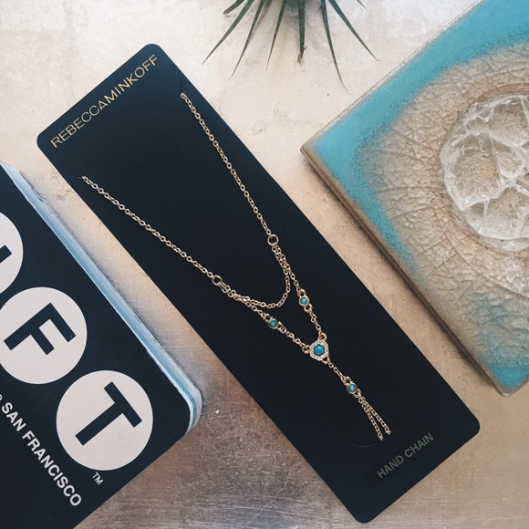 Rebecca Minkoff Jewelry - Rebecca Minkoff gold hand chain