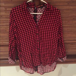 Black and red flannel