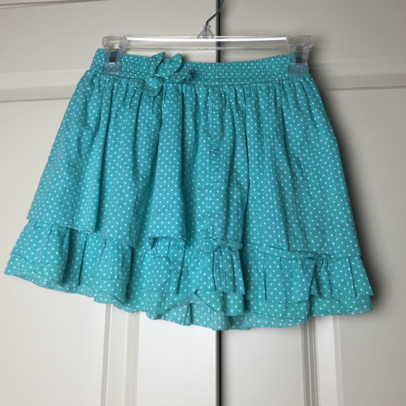 💦 POLKA DOT PATTERNED LAYERED KIDS SKIRT💦