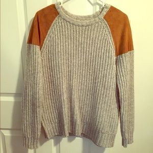 Madewell sweater with elbow patches