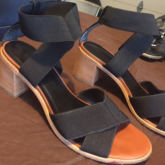 Anthropologie strappy sandals by Bernardo