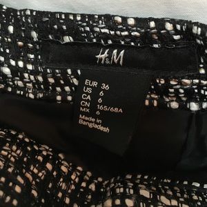 H&M Skirts - Grey/black/white tweed mini skirt H&M Skirts - Grey/black/white tweed mini skirt