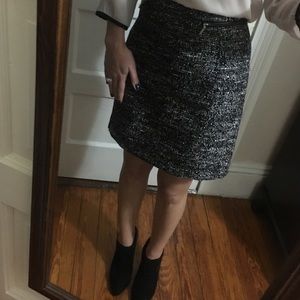 H&M Skirts - Grey/black/white tweed mini skirt H&M Skirts - Grey/black/white tweed mini skirt