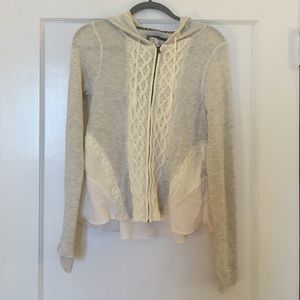 Unique sweater peplum hoodie