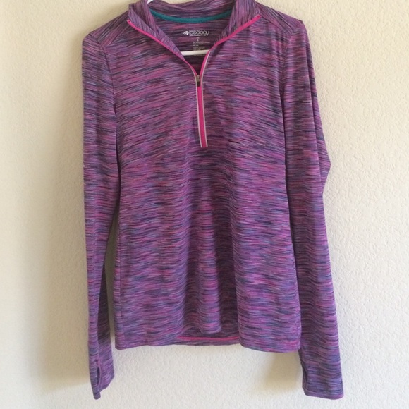 Purple workout sweater
