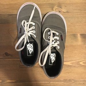 Boys Gray Vans