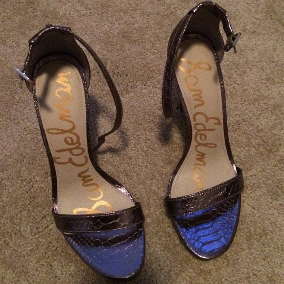 sam edelman pewter heels