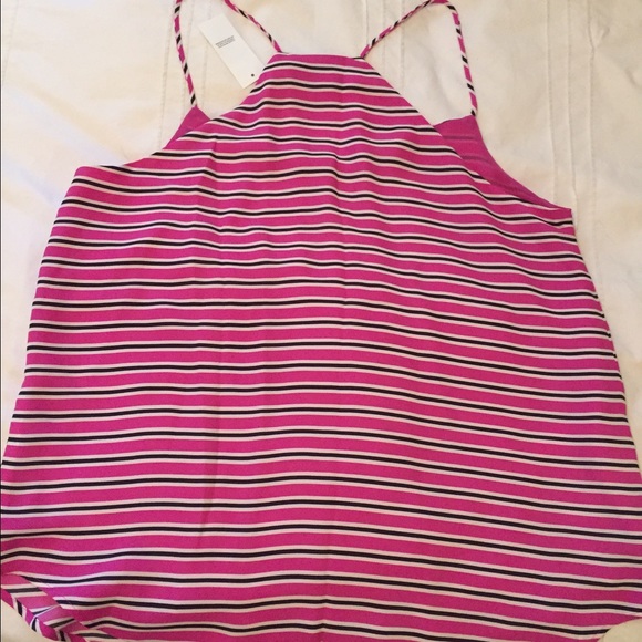 Loft NWT Chiffon overlay tank - Picture 2 of 3