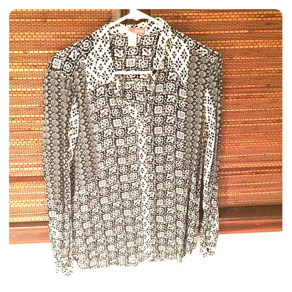 Forever 21 floral blouse