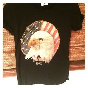 Bald eagle short sleeve shirt