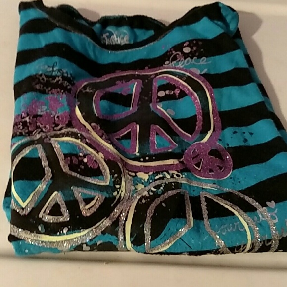 Justice long sleeve top size 7