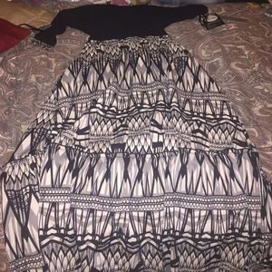 Maxi dress. Multi colored.