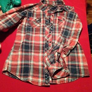 Plaid Boyfriend button