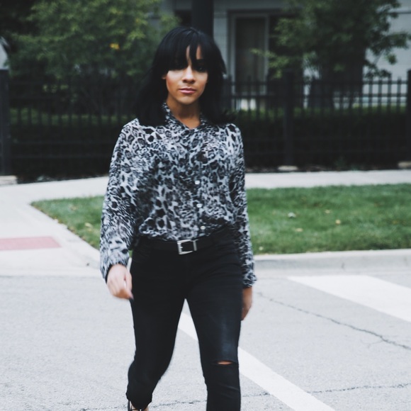 Leopard Print blouse!