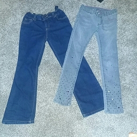 Girls jeans size 7 and 8