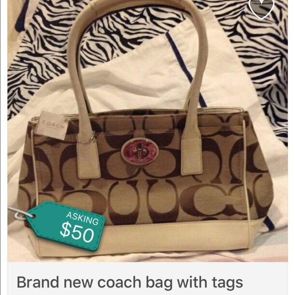 Brand new authentic coach hand bag