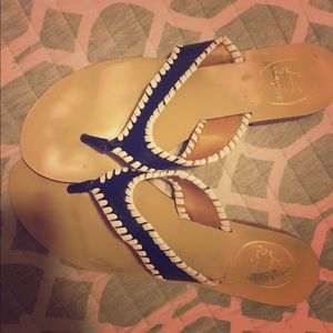 Jack Rogers Megan Whipstitch Size 7.5