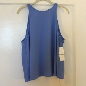 Crepe blue tank top from American Apparel