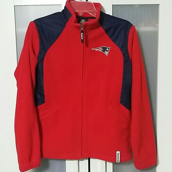 Patriots zip up fleece jacket