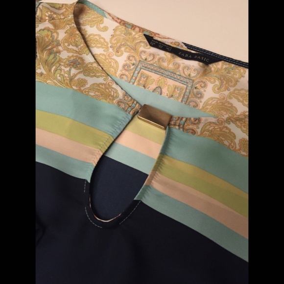 Zara Scarf Print Short Dress - Picture 4 of 4