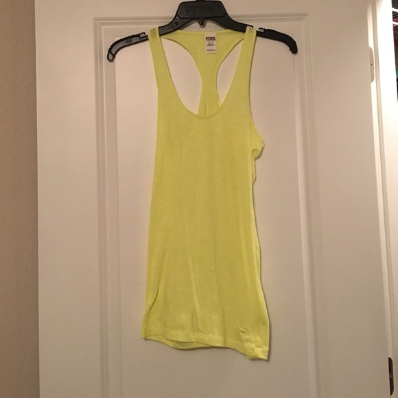 Neon yellow PINK tank