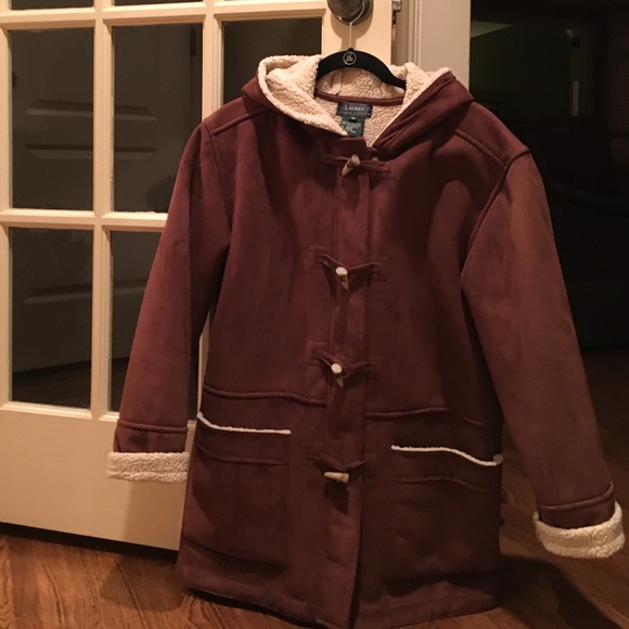 Lauren Chestnut/brown suede lined w/ lamb skin