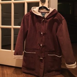 Lauren Chestnut/brown suede lined w/ lamb skin