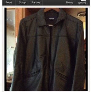 Men's leather jacket