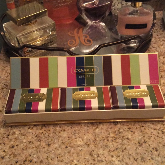 Coach soap set
