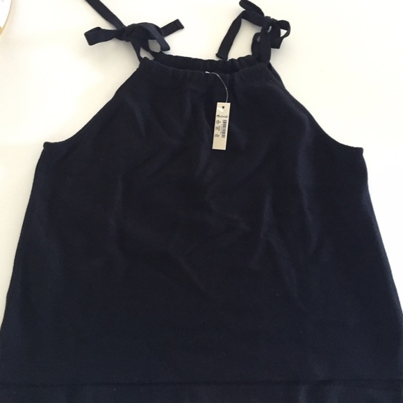 NWT Madewell black cotton tank top