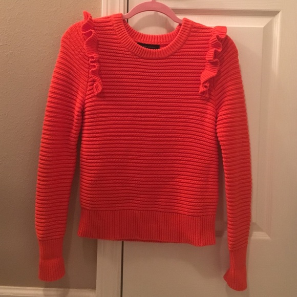 banana republic ruffle sweater