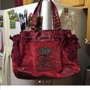 Red velvet Juicy couture purse
